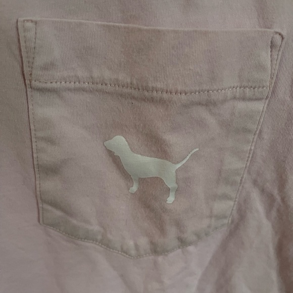 Light pink crop t-shirt with colorful dog on back - Picture 5 of 6